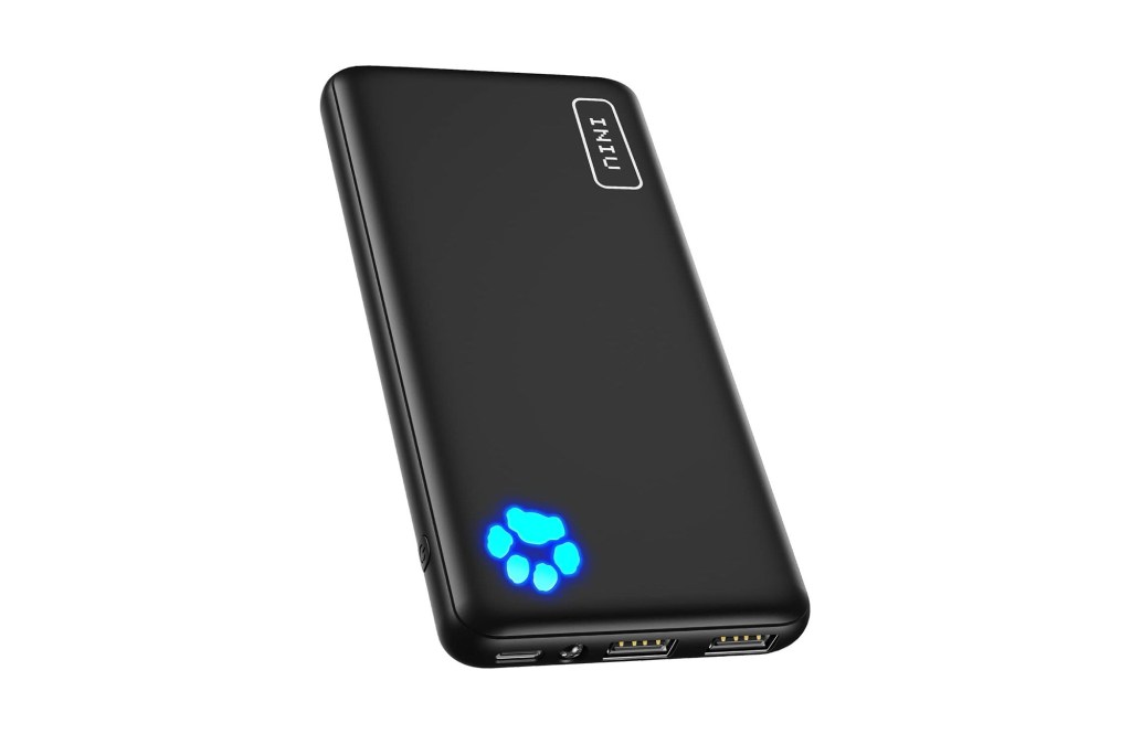 Black portable charger