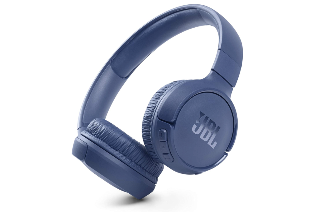 Dark blue headphones