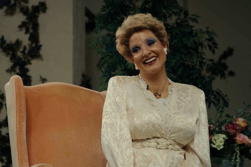 Jessica Chastain in "The Eyes of Tammy Faye."