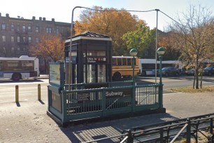 Utica Ave Station on the 4 line in Crown Heights Brooklyn