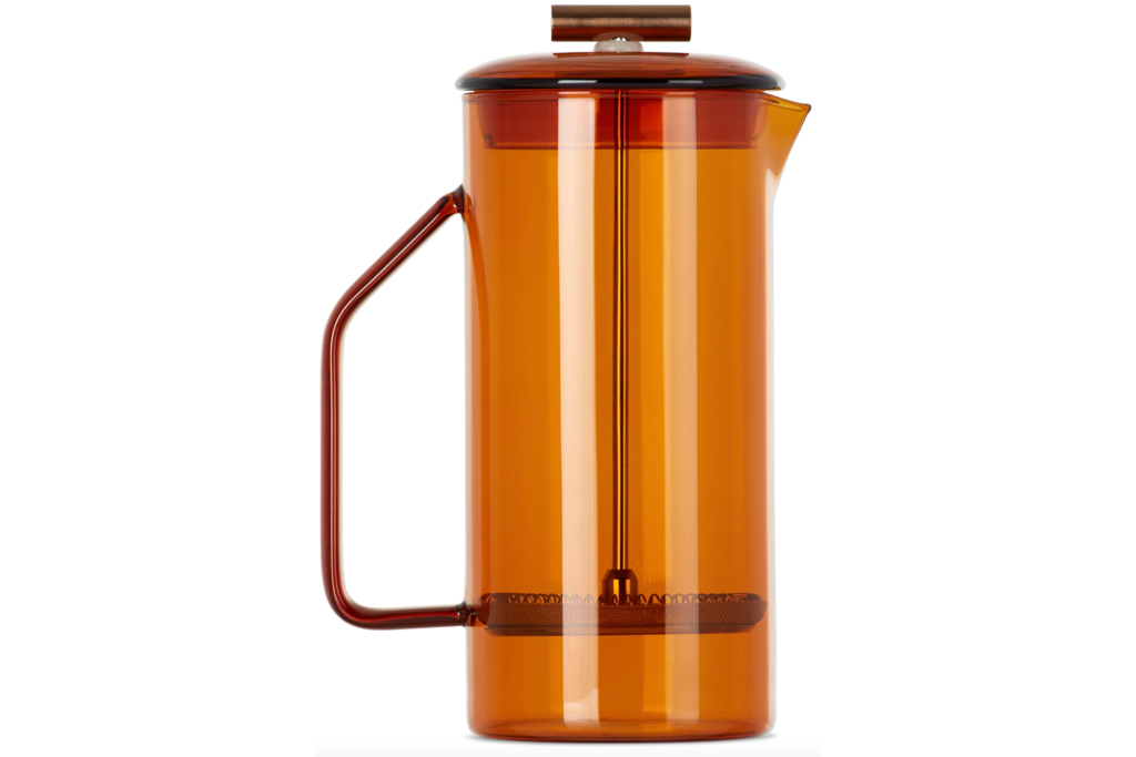 SSENSE Orange Glass French Press