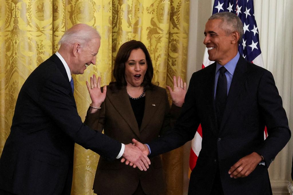 It's obvious that Vice President Kamala Harris is patiently waiting to take over the Oval Office while Joe Biden's poll numbers continue to dip.