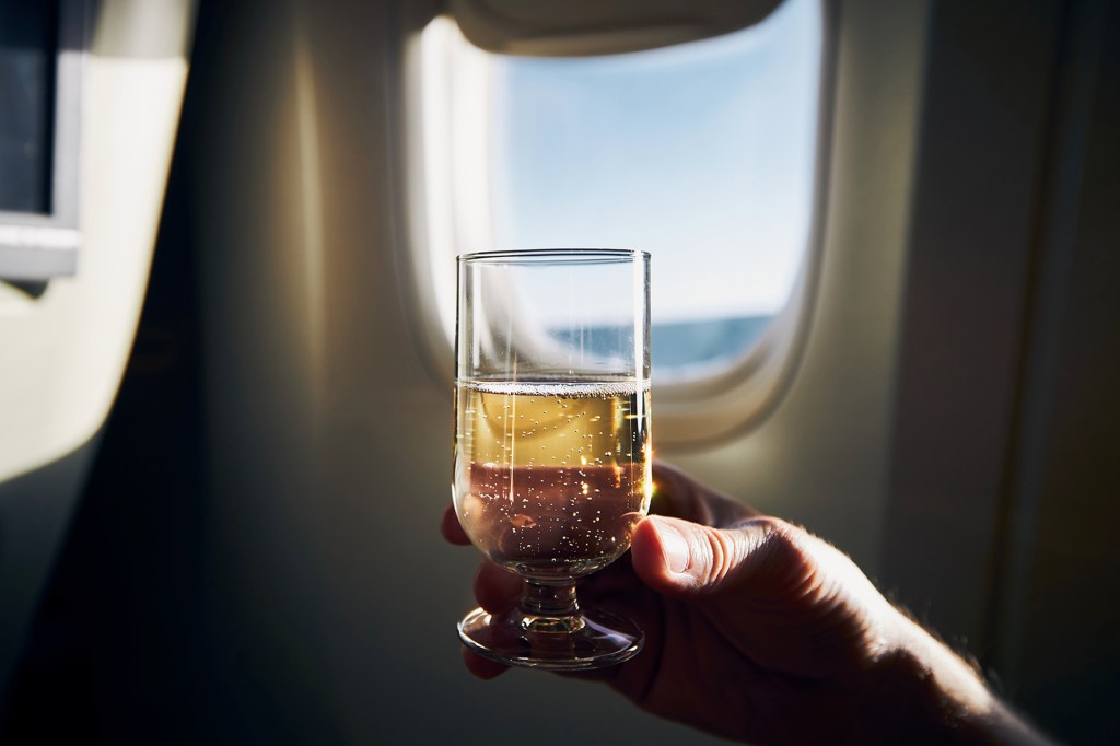 “Hi @Delta. Your flight attendants greeting us ‘Would you like champagne?" wrote traveler Ify Ike on Twitter.