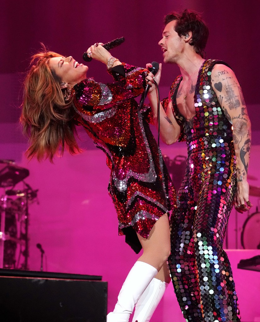 Shania Twain and Harry Styles at Coachella