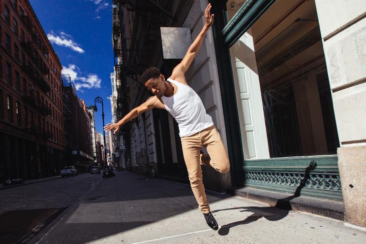 Jared Grimes stopped subway dancing in 2003, around the time the city started to crack down on street performers.