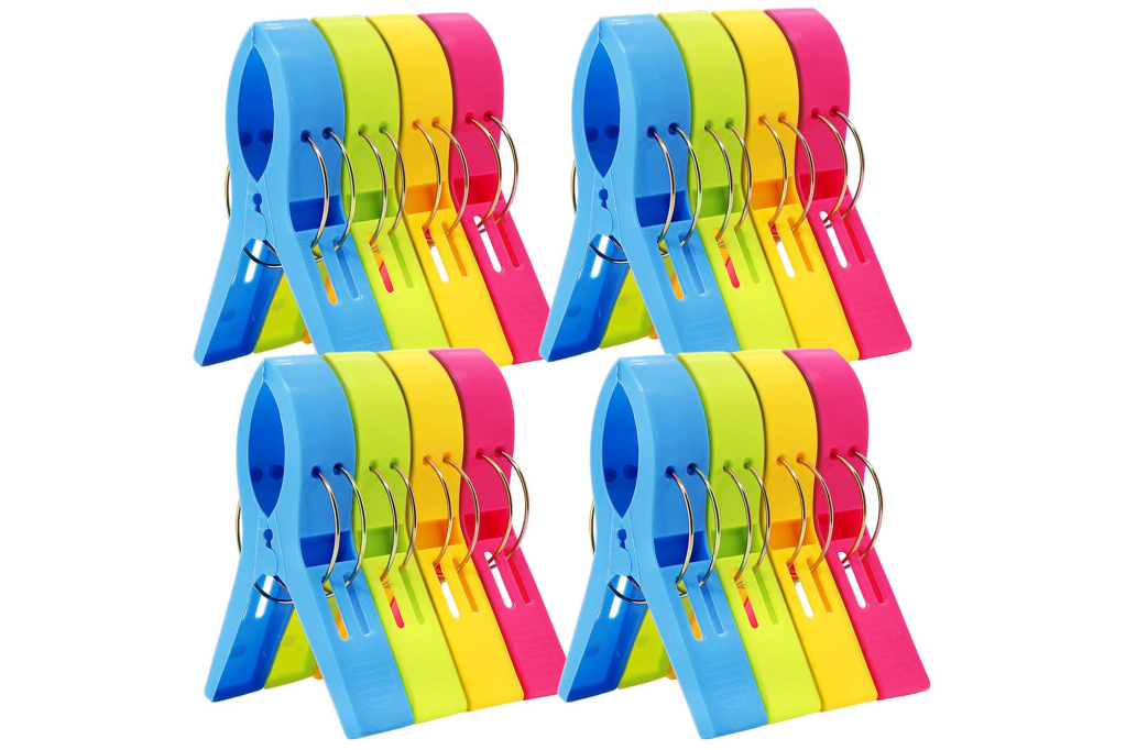 EsFun Beach Towel Clips (16-Pack)