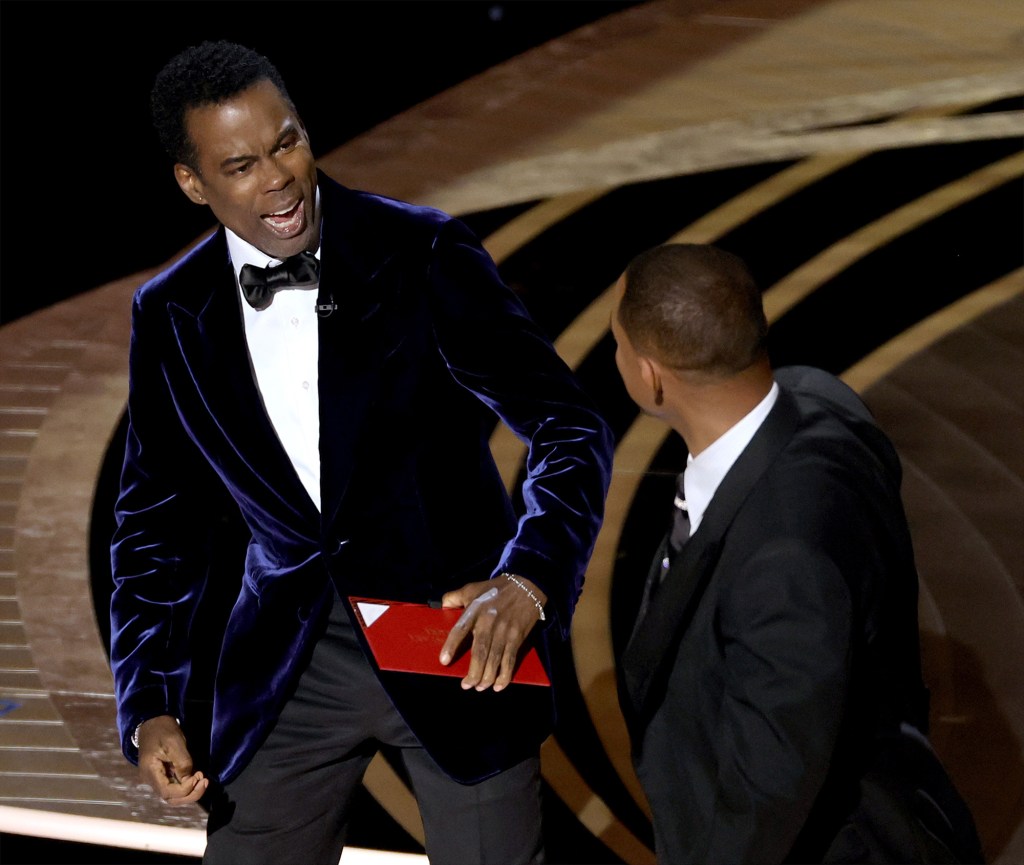 Chris Rock used the stage time to clap back at Will Smith.