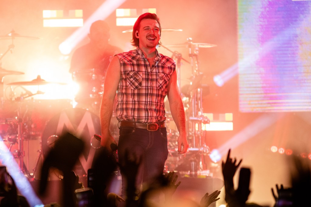 Morgan Wallen performs during the "Whiskey Glasses Roadshow Tour" at The Fillmore New Orleans on January 9, 2020, in New Orleans, Louisiana. 