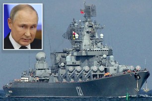 Warship; Putin.
