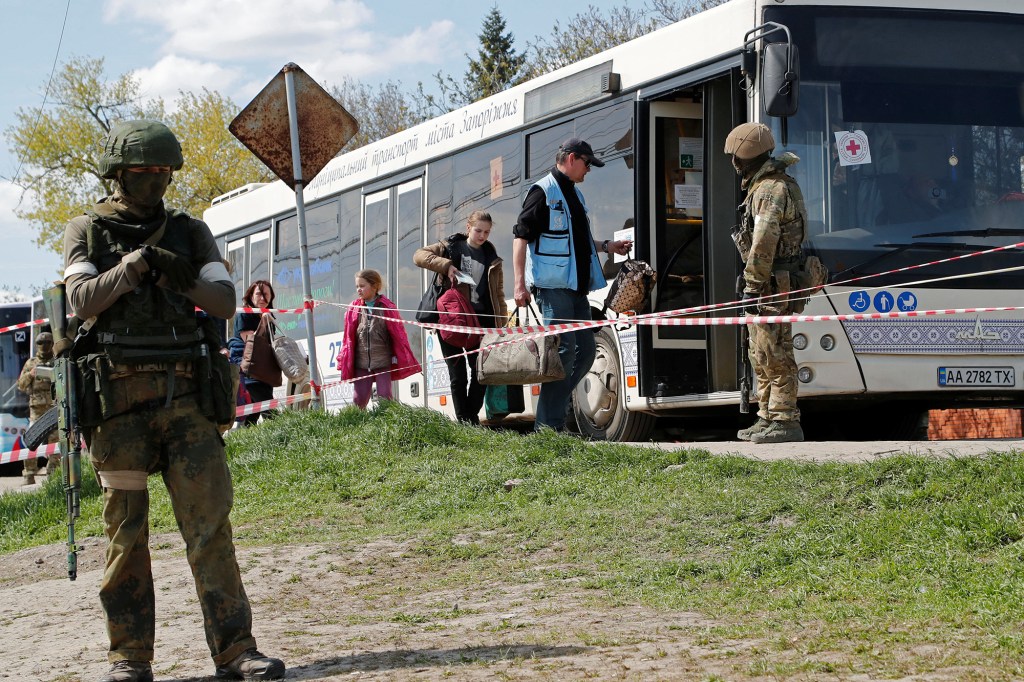 Petro Andryushchenko, an adviser to Mariupol’s mayor, called evacuation efforts on Sunday “one of the last real chances to leave the city."