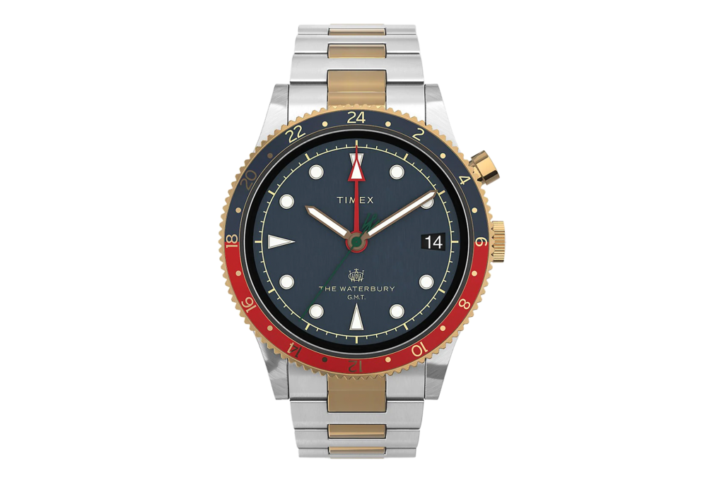 Timex Waterbury Traditional Stainless Steel GMT Watch