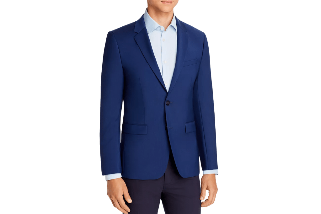 Hugo Aldons Extra Slim-Fit Suit Jacket, rich blue