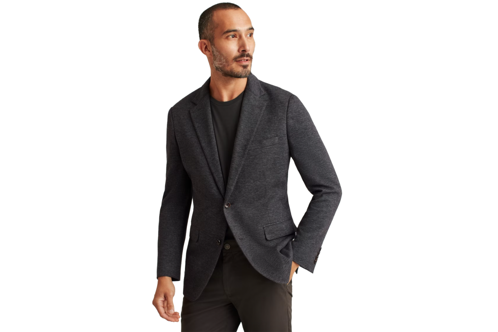 Bonobos Italian Knit Blazer, charcoal