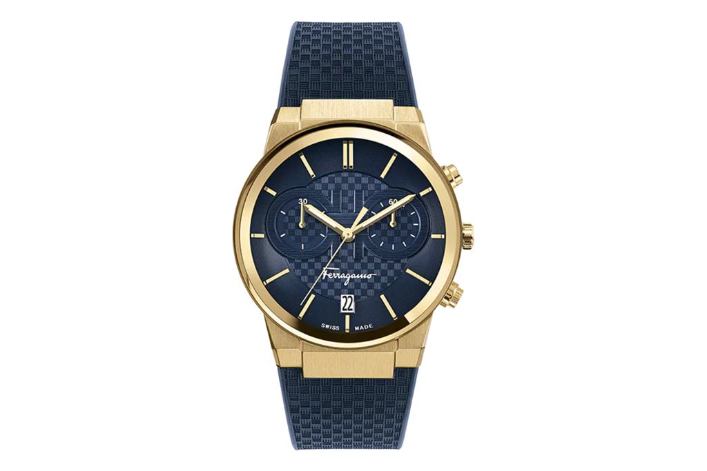 Ferragamo Sapphire Chrono Watch