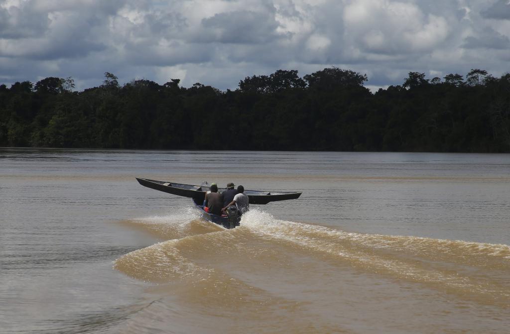Brazilian officials deployed soldiers in riverboats to inspect the nearby waters.