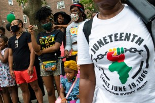 Juneteenth is a federal holiday commemorating the emancipation of enslaved African Americans.