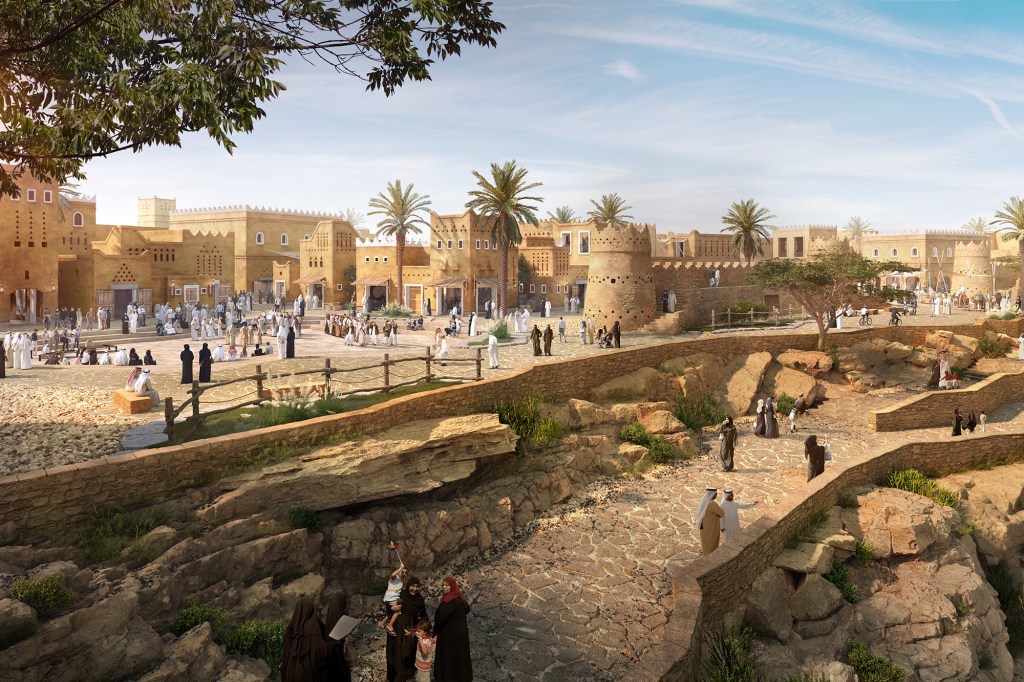 Old will meet new in the forthcoming Diriyah Gate project. 