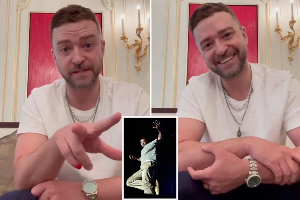 Justin Timberlake issued an apology after his dance moves went viral for all the wrong reasons.