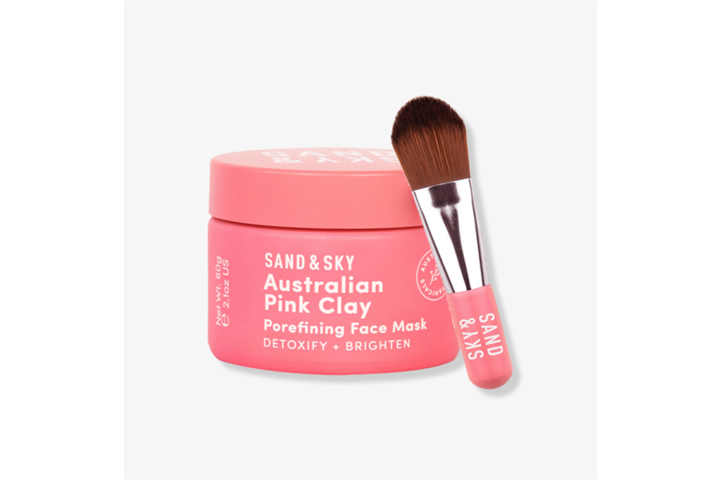 Face mask in a pink jar