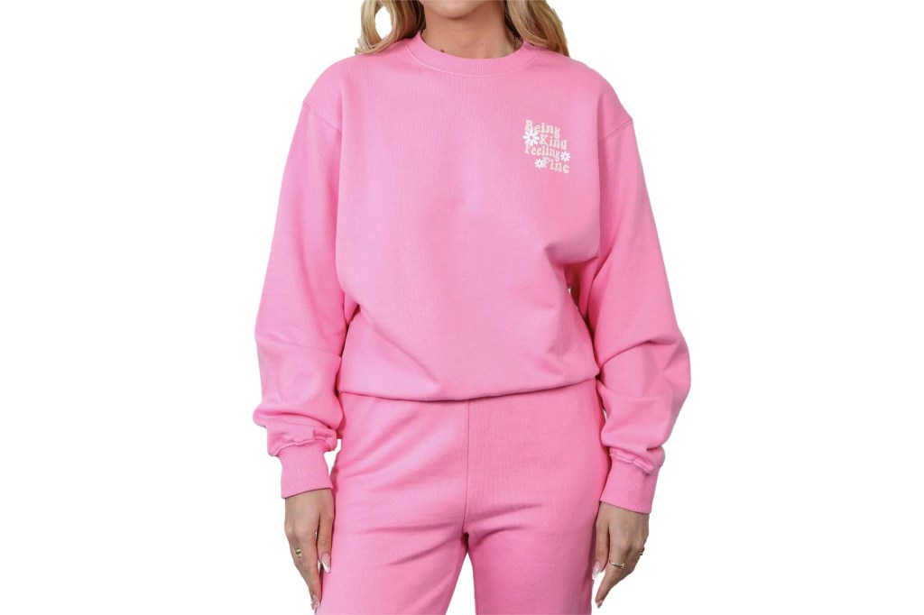 Pink sweatshirt