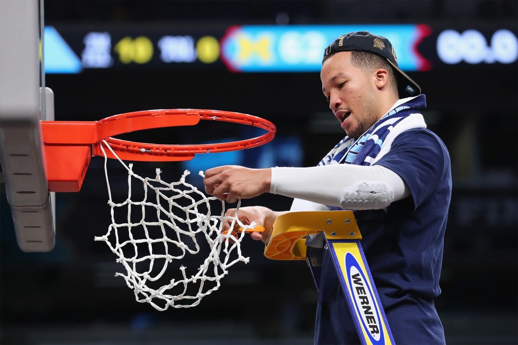 Jalen Brunson helped Villanova to a national championship win over Michigan in 2018.