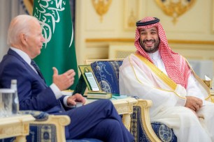 Saudi Crown Prince Mohammed bin Salman and President Biden