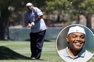 Charles Barkley at the American Century Championship on July 9, 2022.