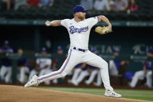 Jon Gray pitching.