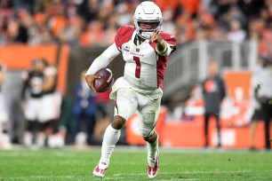 Cardinals quarterback Kyler Murray in Oct. 2021.