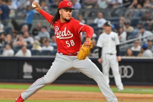 Luis Castillo allowed one earned run on two hits and four walks while striking out eight in seven innings against the Yankees on Thursday.