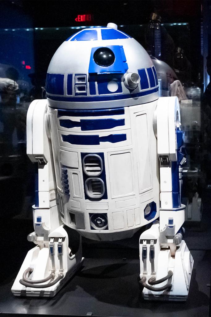 The R2-D2 replica model is reportedly worth $10,000.