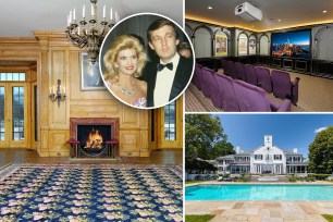 Donald and Ivana Trump purchased the Greenwich, Connecticut mansion in 1984 for $4.2 million.