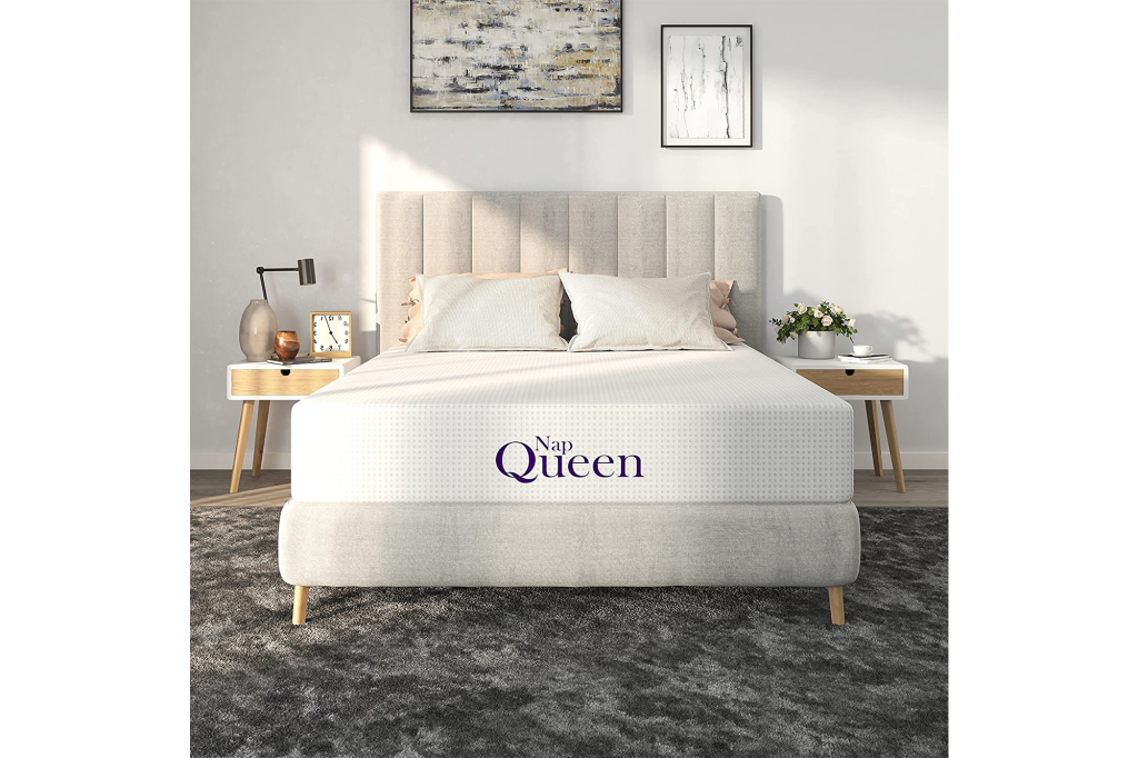 NapQueen 8" Bamboo Charcoal Queen Mattress