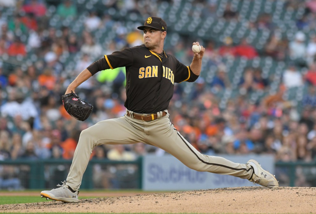 Padres pitcher Mackenzie Gore who is headed to the Nationals.