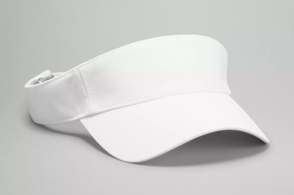 A white visor