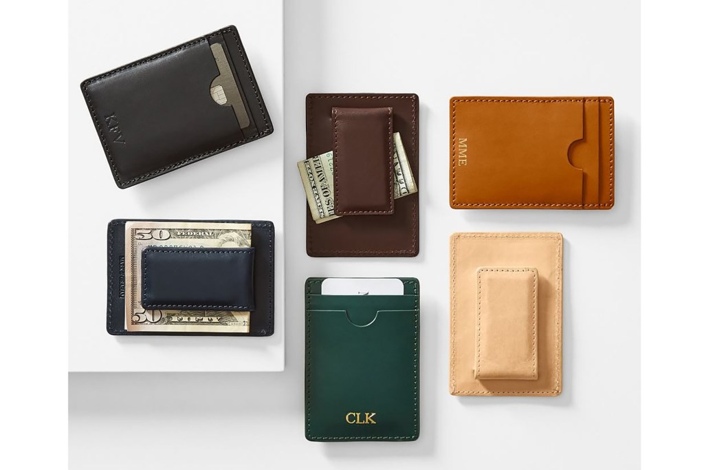 An array of wallets