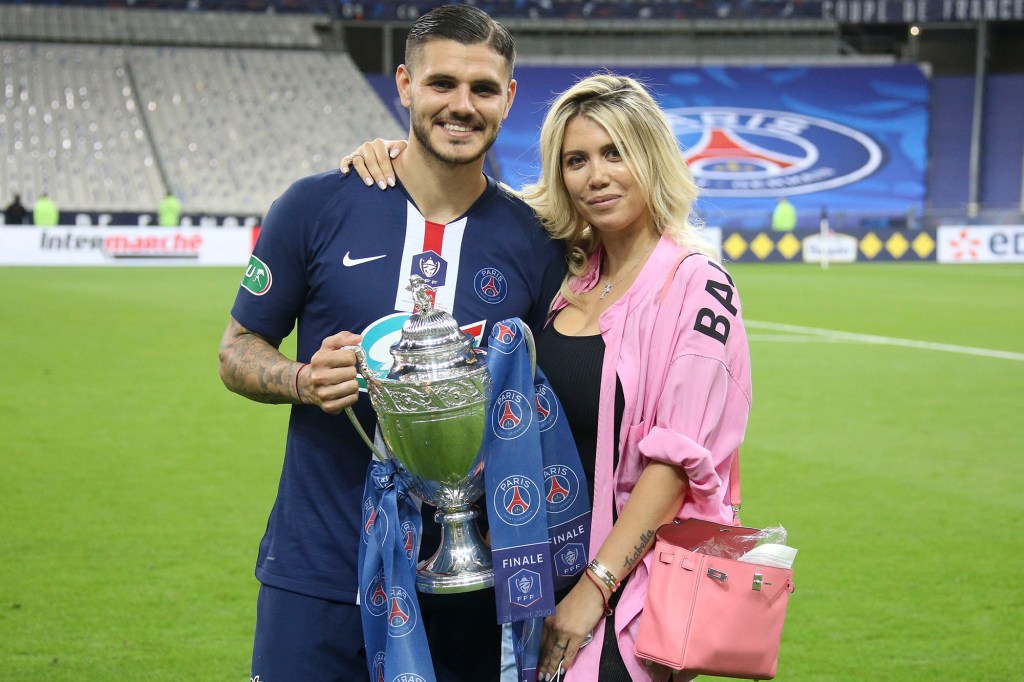 Mauro Icardi and Wanda Nara