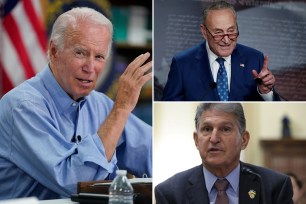 joe biden, chuck schumer, joe manchin