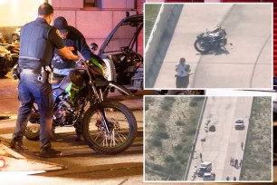 Motorcycle passenger David Molina, 26, was hurled to the ground and died after the driver crashed on the Rockaway Beach boardwalk Monday afternoon, cops said.