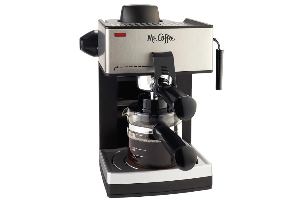 Mr. Coffee 4-Cup Steam Espresso System with Milk Frother