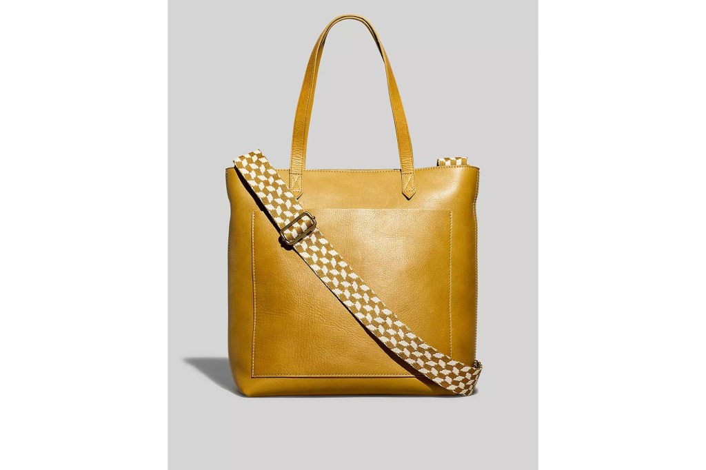 A yellow purse