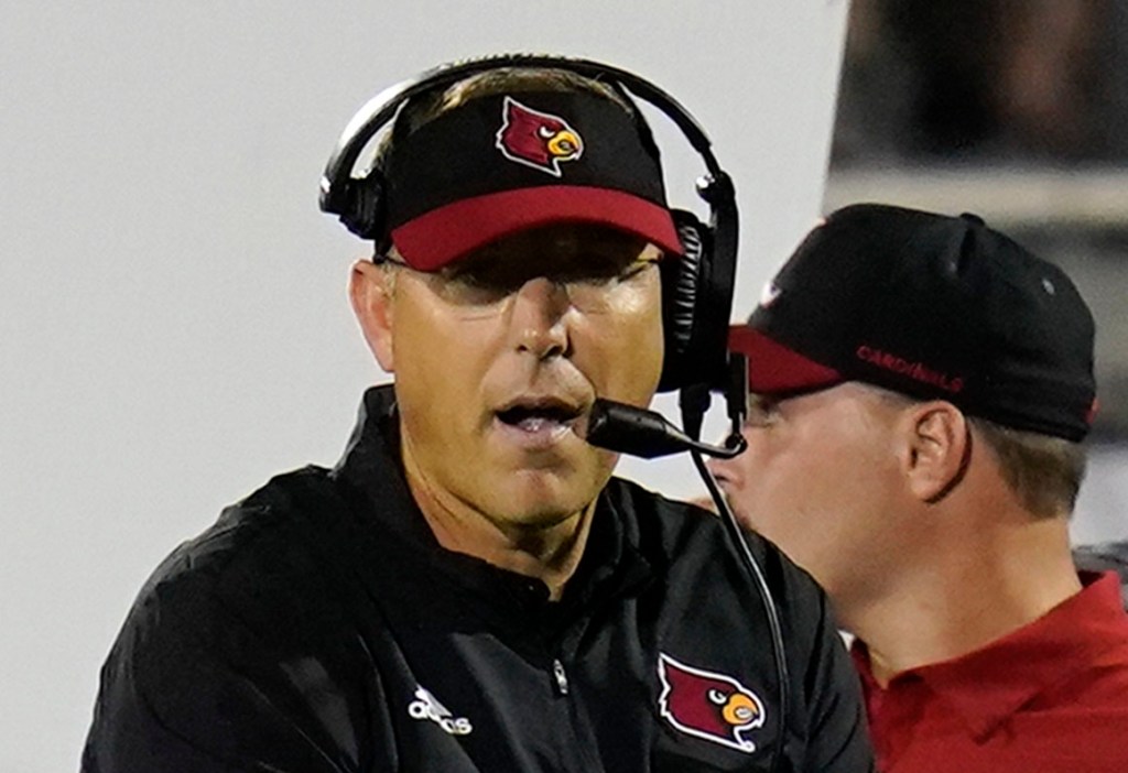 Louisville coach Scott Satterfield