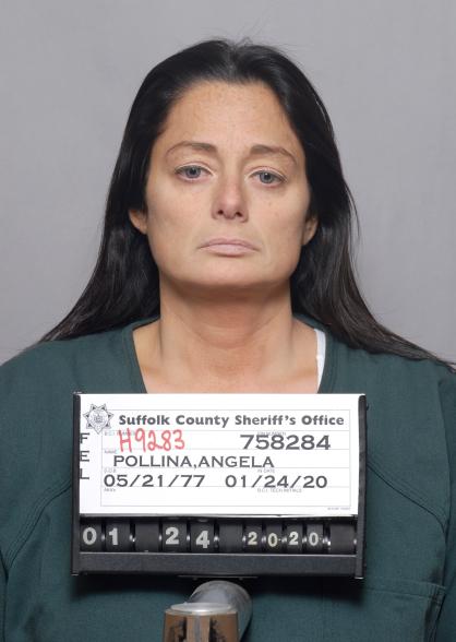 A mugshot of Angela Polina.