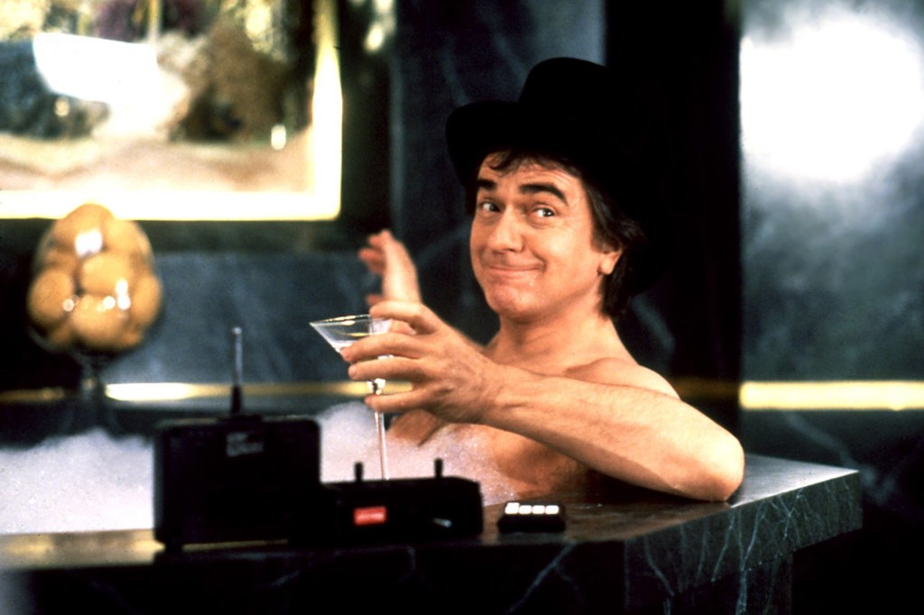 Dudley Moore plays a wealthy lush about town in the 1981 film "Arthur."