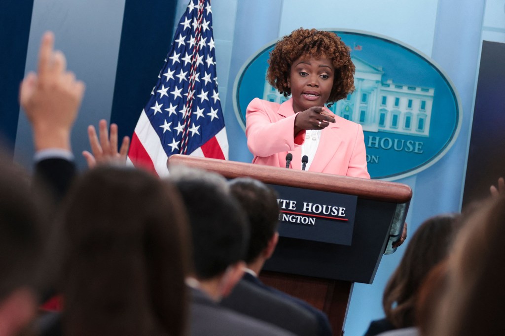 White House Press Secretary Karine Jean-Pierre