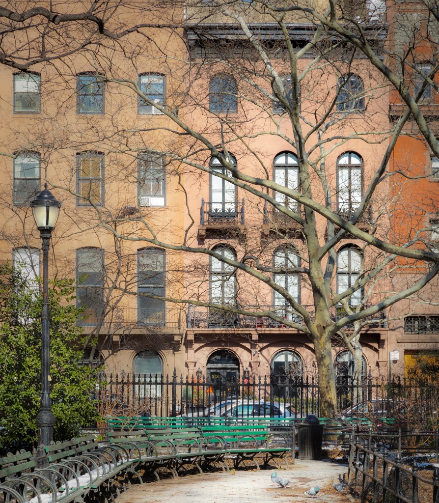 Exterior of the townhouse.