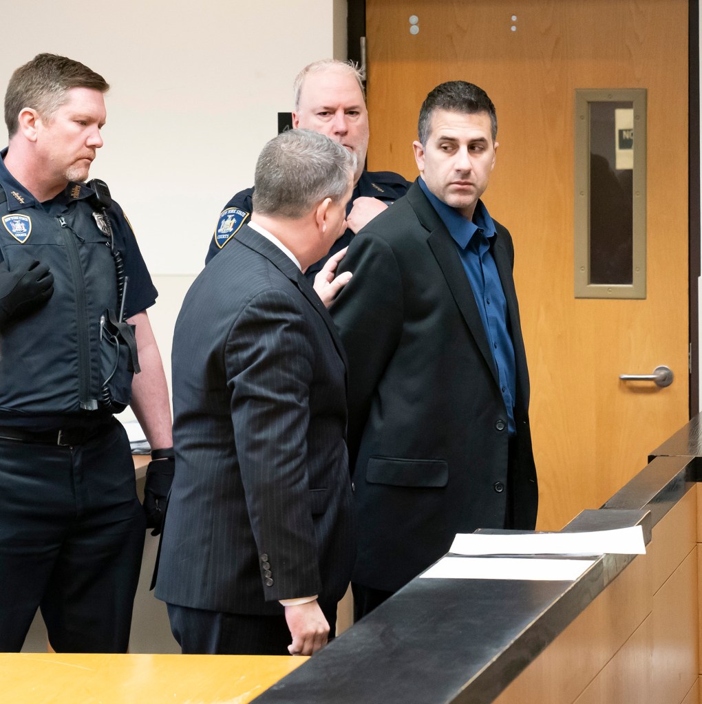 A picture of former NYPD officer Michael Valva was seen in Criminal Court in Suffolk County. 
