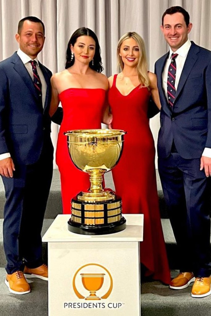 The Schauffeles joined Nikki Guidish and Patrick Cantlay at the Presidents Cup gala earlier this week.