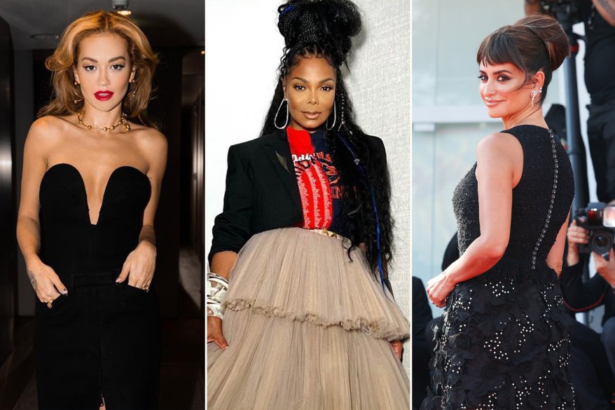 Rita Ora, Janet Jackson and Penelope Cruz