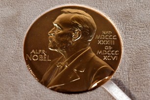 Nobel medal.